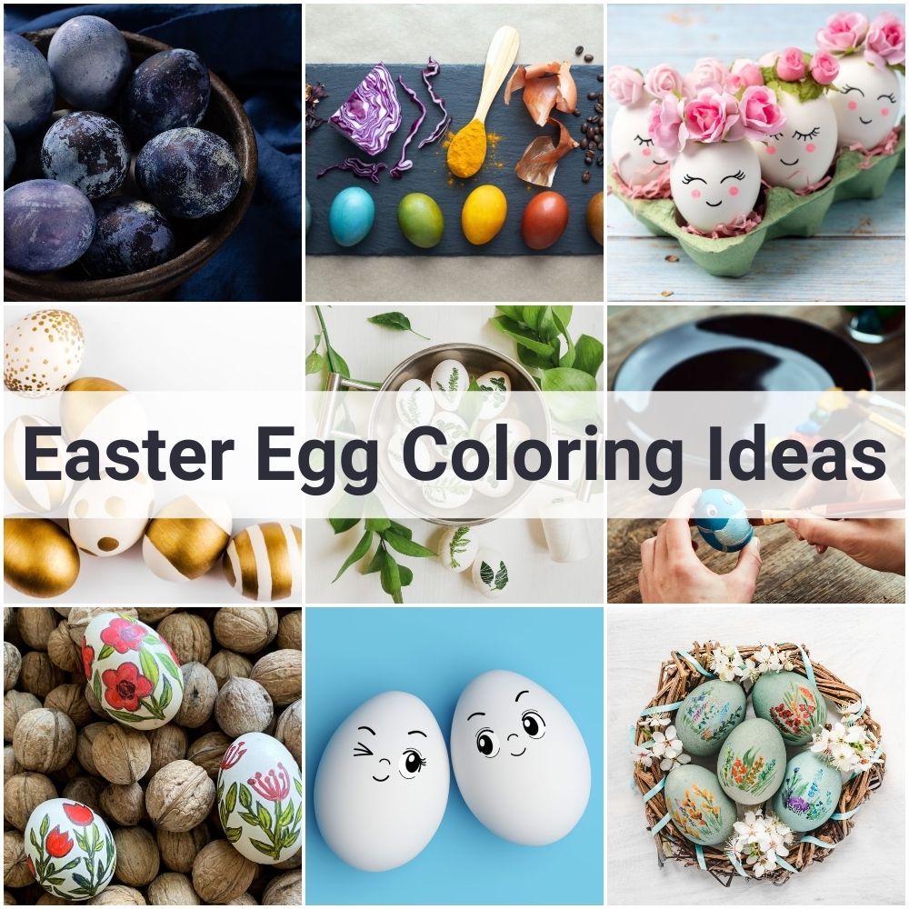 40 Best Easter Egg Coloring Ideas to Add Spring Cheer