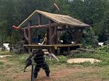 Going ape! Chimp throws bottle in Chinese zoo visitor’s face while she’s filming it