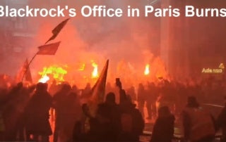 Protesters in France Burn Down BlackRock’s Office