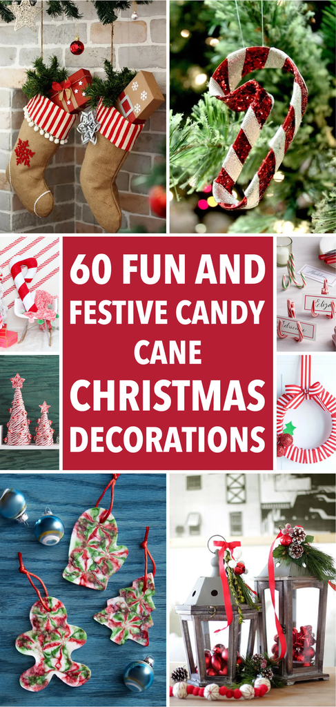 60 Fun and Festive Candy Cane Christmas Decorations