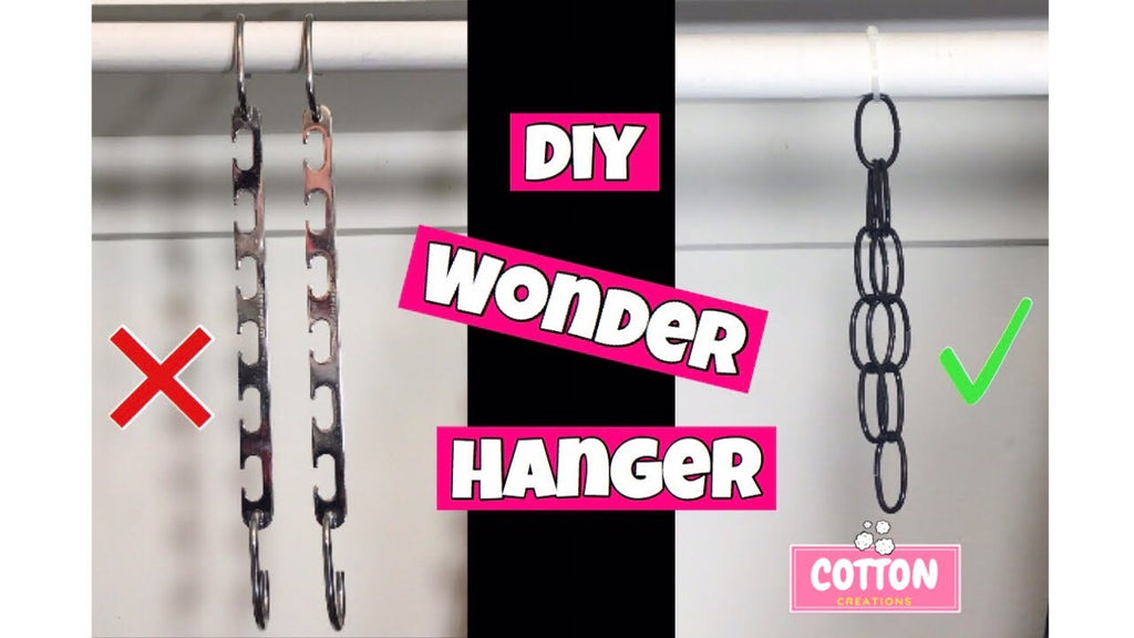 DIY Closet Organizer | Wonder Hangers | Hanger Expander | Life Hack by Cotton Creations (2 years ago)