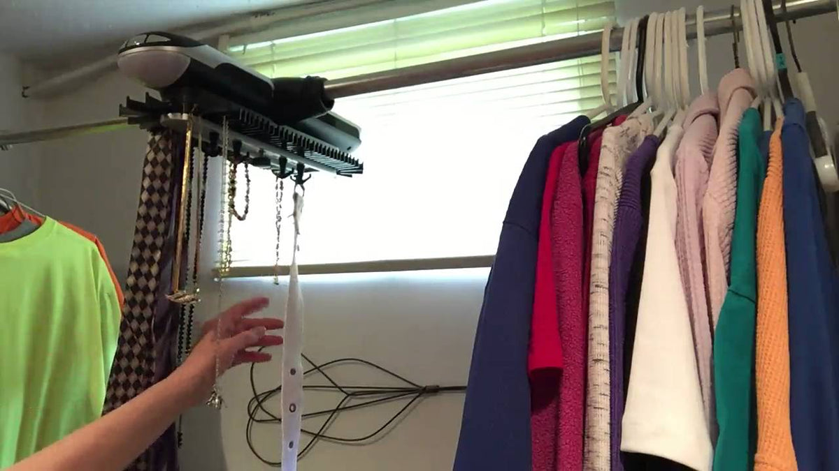 The Motorized Tie rack Review, Awesome tie and belt organizer by Tamar ...
