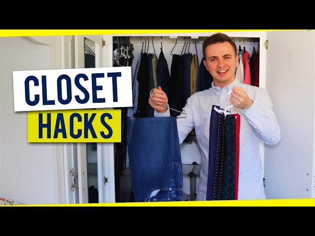 In this video, I run you through some men's wardrobe organisation ideas to help you easily keep your wardrobe or closet organised