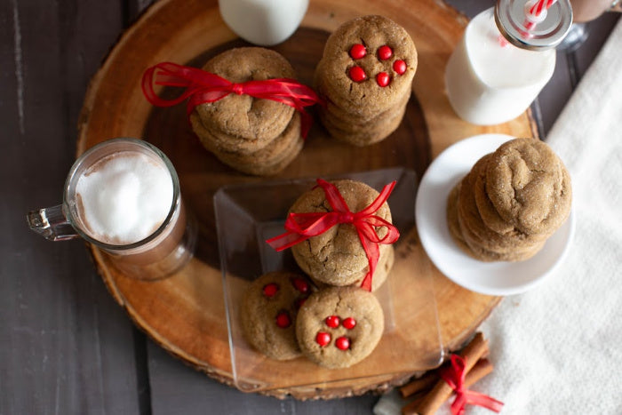 These chewy molasses cookies contain just the right amount of ginger, cloves, and cinnamon to bring out nostalgic memories of the holidays