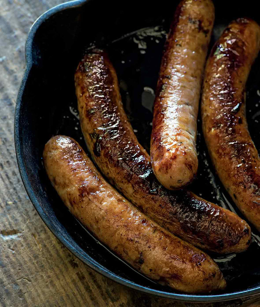 This chicken apple sausage is surprisingly simple to make and has a slightly sweet lilt that’s magnificent any time of day