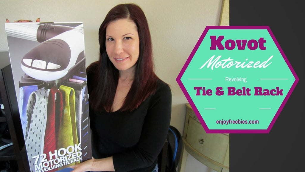 How to install the Kovot Motorized Revolving Tie & Belt Rack by Cheap & Cheeky (5 years ago)