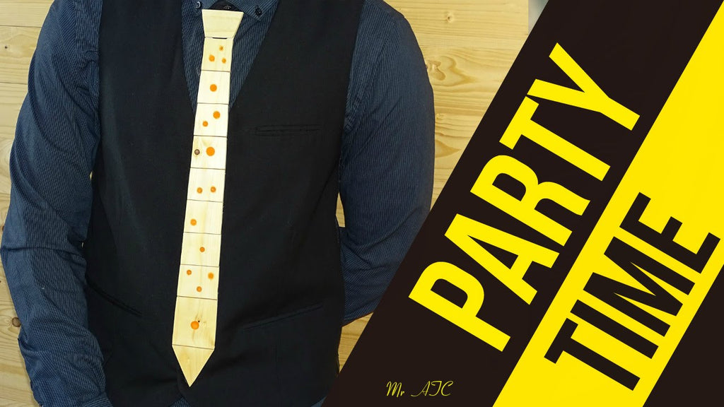 Make a stunning wooden tie with glow-in-the-dark resin infill // HOW TO// DIY by MyATCtv DIY (4 years ago)