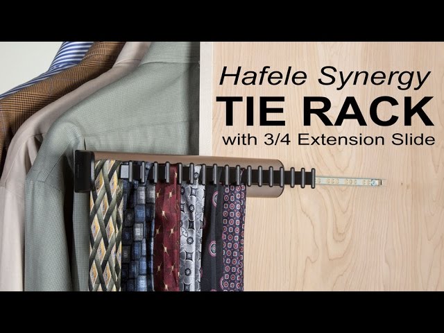 Easy Access to Ties and Accessories | Hafele Synergy Tie Rack by ClosetMasters1 (5 years ago)