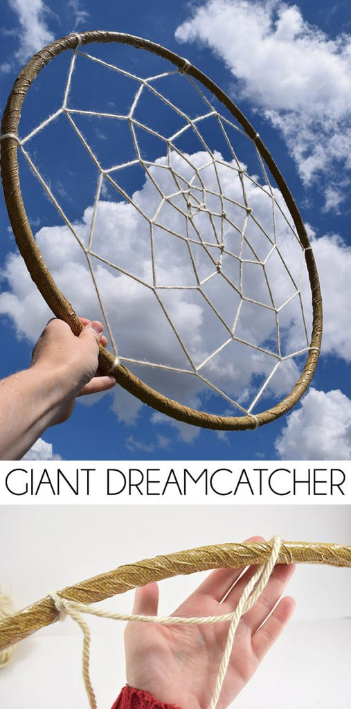 How to Make a Giant Dreamcatcher Tutorial