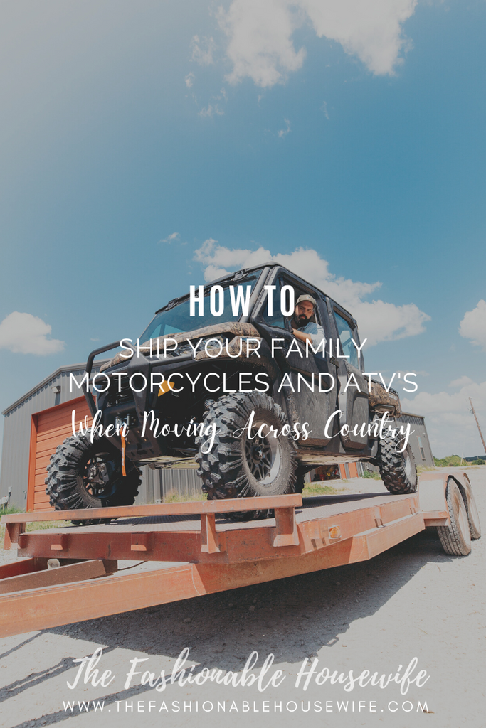 How to Ship Your Family Motorcycles and ATV’s When Moving