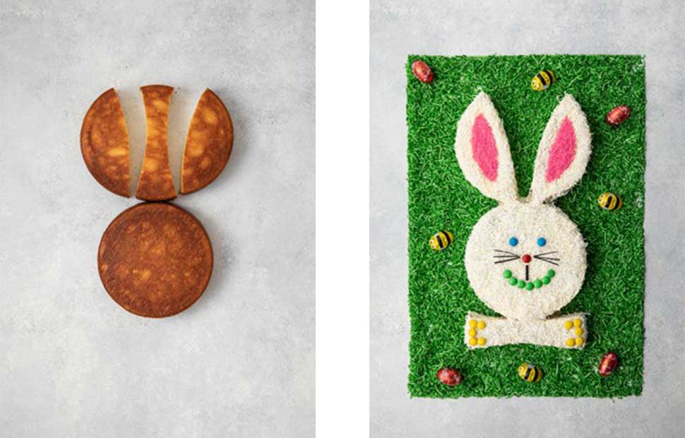 Recipe: Adorable Easter Bunny Cake
