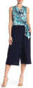 Nina Leonard Women’s Sleeveless Tie Cropped Jumpsuit for $9 + pickup