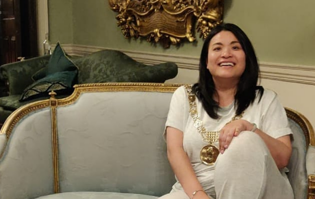 Lord Mayor of Dublin Hazel Chu marries fiancée Patrick Costello in the Mansion House 10 months after original date