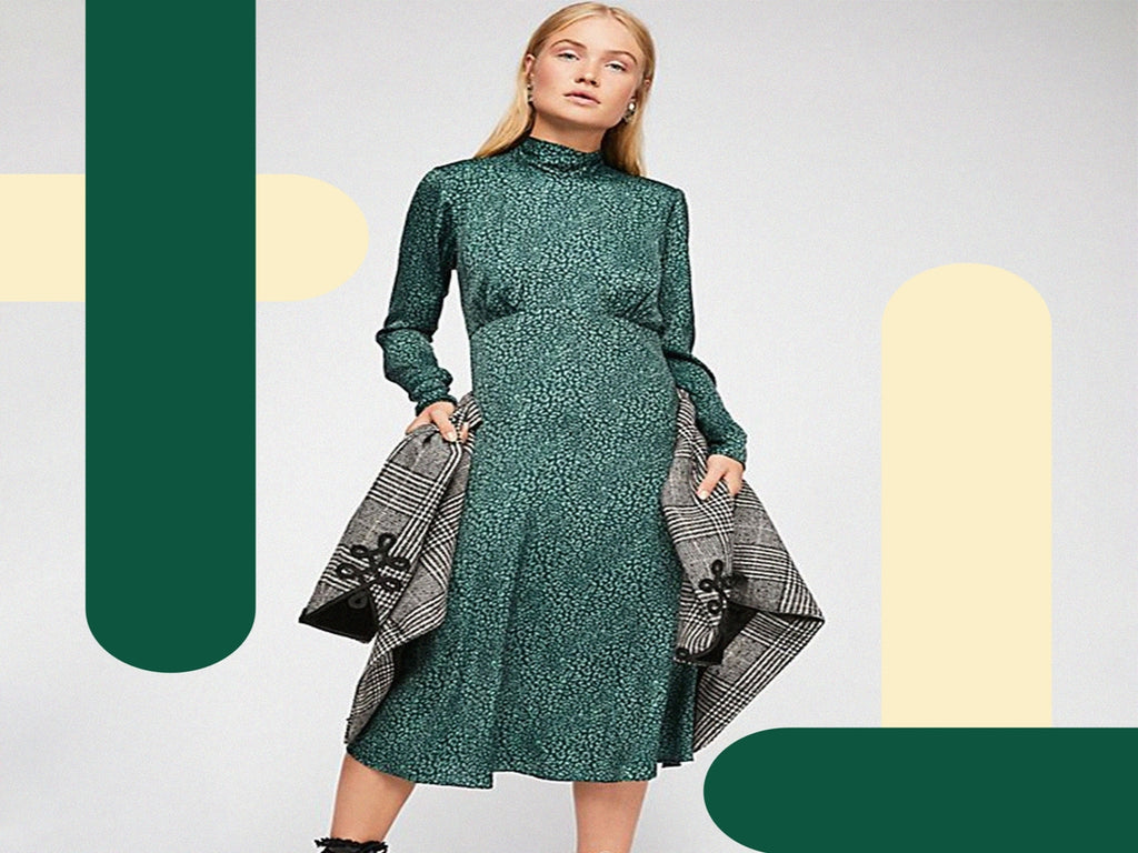 12 Long-Sleeve Midi Dresses For Your Winter Wardrobe