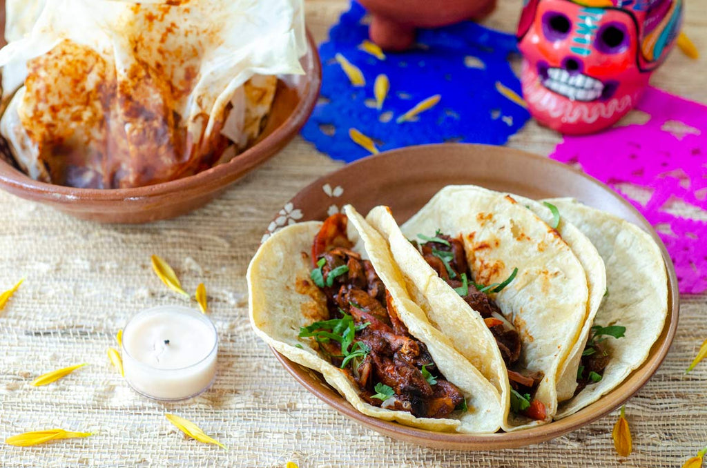 Mushroom Mixiote Tacos