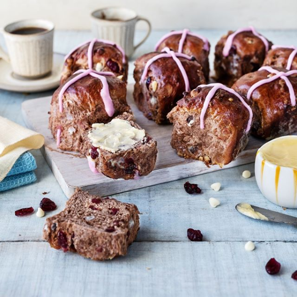Bake your own hot cross buns..