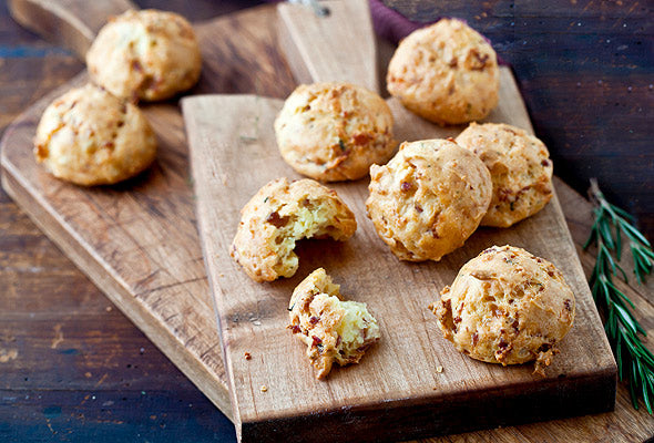 Prosciutto-Grana Padano Gougères