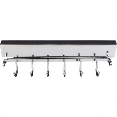 Deluxe Sliding Belt Rack - Chrome - 12 Inch