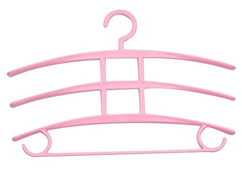 Alien Storehouse Set of 2 Clothes Rack Scarves Rack Tie Rack Belt Rack Multifunction [Pink]