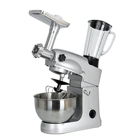 Electric Multifunctional Stand Mixer Home Kitchen Meat Grinder Juice Blender 110V 10000W with 5L Stainless Bowl by Funwill