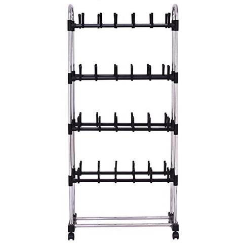 COLIBROX>48 Pairs Clip On Shoe Rack Adjustable Storage Shelf Holder Space Organizer New>This is Our 48 Pairs Shoe Rack, which is It has a Simple and Compact Design