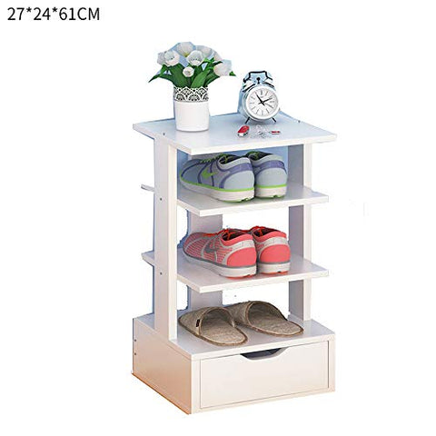 Shoes Storage Cabinet Shoes Cupboard Shoes Holder Shoes Storage Wooden (Size : 4 Layer)