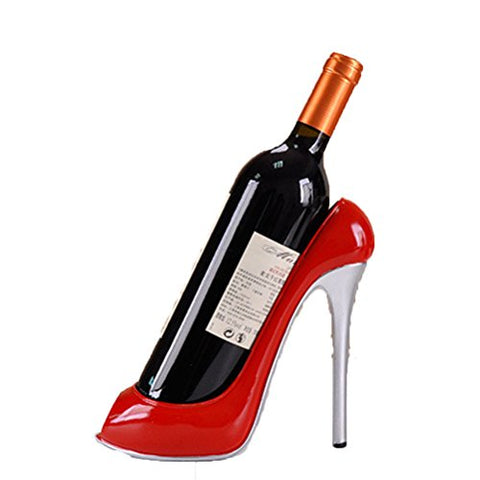 Supadeals High Heel Shoe Wine Bottle Holder Wine Rack Practical Sculpture Wine Racks Home Decoration Accessories