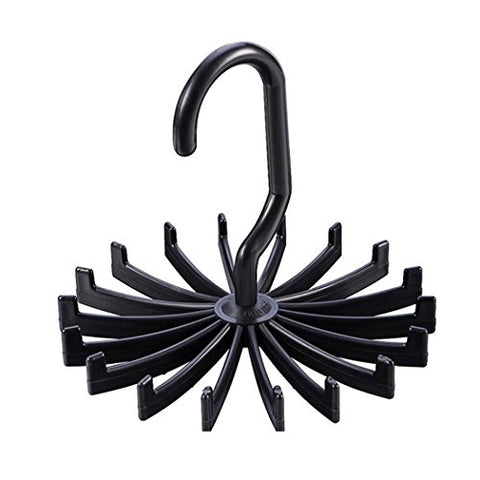 Goldenfox 360° Twirl Tie Rack Belt Hanger Holder Hook for Closet Organizer Storage Tie Racks