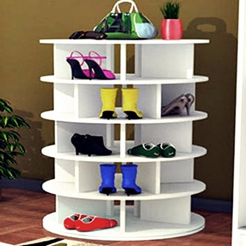 Spinning Shoe Rack | Shoe Storage | Shoe Rack | Lazy Susan Shoe Rack | Shoe Organization | Shoe Cabinet | Closet Organizer!