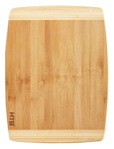 HTB Bamboo Cutting Board,Premium Unique Bar Chopping Boards,Perfect Wedding or Housewarming Gift 01L