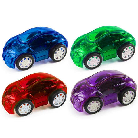 Gbell 8Pcs Mini Pull Back Cars,Puzzle Early Education Vehicles Toy Gift for Boys (Random)