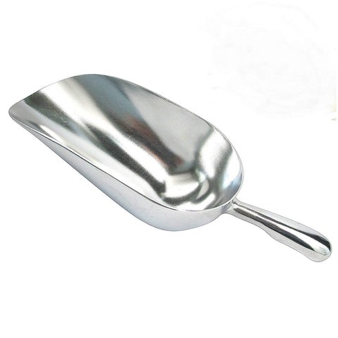12-Ounce Aluminum Utility Scoop Heavy - Ideal for Bars, Fast Food, Kitchen, Dry Bin, Dog Food, Dry Goods, Candy and Spices.(1 Item)